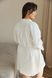 Бавовняний Халат кімоно, Молочний 2XL\3XL 9031-2 фото 4