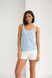 Бавовняна майка для годуючих матусь, Блакитна 1111-8 фото 1